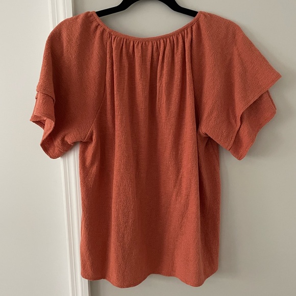 Madewell Texture & Thread Tiered- Sleeve Top - Picture 6 of 8